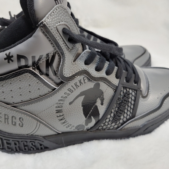 BNIB BIKKEMBERGS MEN'S HIGH-TOP LACE-UP SIGGER SNEAKERS US 9.5 - Picture 6 of 13